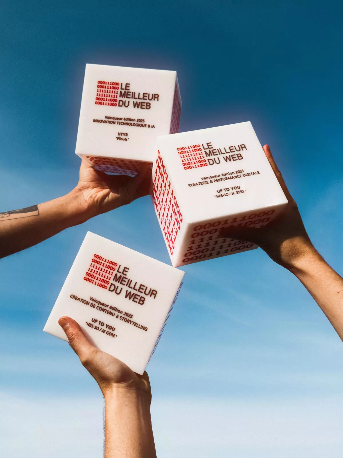 UTY3 gewinnt einen Cube am Meilleur du Web